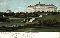 High School, Branch Brook Park Postcard