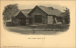 Public Library Postcard