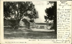 Main Street View Bangor, ME Postcard Postcard