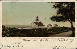 Point Pinos Light House Postcard