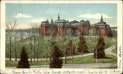 Wellesley College - Main Building Massachusetts Postcard Postcard