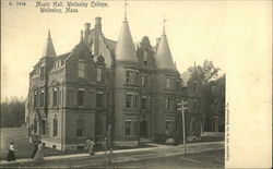 Music Hall at Wellesley College Massachusetts Postcard Postcard