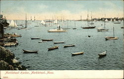 Marblehead Harbor Massachusetts Postcard Postcard