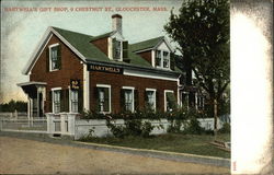 Hartwell's Gift Shop Gloucester, MA Postcard Postcard