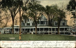 Country Club Brookline, MA Postcard Postcard