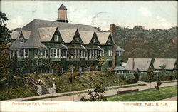 Norumbega Park - Restaurant Auburndale, MA Postcard Postcard