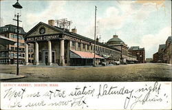 Quincy Market Boston, MA Postcard Postcard