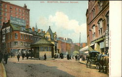 Scollay Square Boston, MA Postcard Postcard