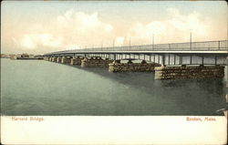 Harvard Bridge Postcard