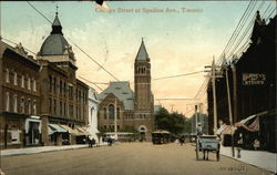 College Street at Spadina Avenue Toronto, ON Canada Ontario Postcard Postcard