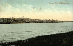 General View of Town Postcard