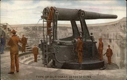 Type of Our Coast Defense Guns Postcard