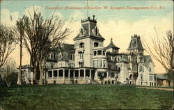 Canonchet - Residence of Ex-Governor W. Sprague Postcard