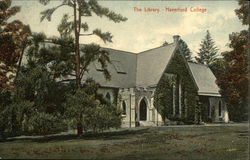 The Library - Haverford College Postcard