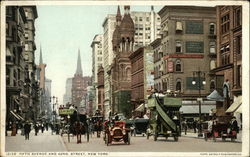 Fifth Avenue and 42nd Street New York, NY Postcard Postcard