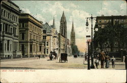 View of Fifth Avenue Postcard