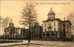 State Normal and Model Schools Postcard