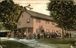 Hicksite Meeting House Postcard