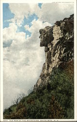 Old Man of the Mountains, White Mountains Postcard