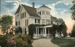 Pleasant View, Former Home of Mrs. Mary Baker G. Eddy Postcard