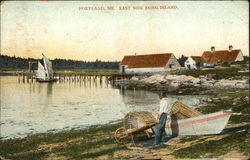 East Side Long Island Postcard