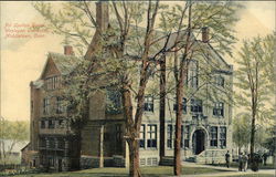 Wesleyan University - Psi Upsilon House Middletown, CT Postcard Postcard