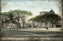 City Square Taunton, MA Postcard Postcard