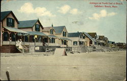 Cottages at North End of Beach Postcard