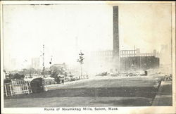 Ruins of Naumkeag Mills Postcard