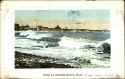 Surf on the Beach Postcard