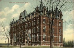 Tufts College - West Hall Medford, MA Postcard Postcard