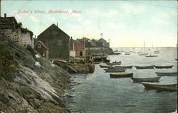 Tucker's Wharf Marblehead, MA Postcard Postcard