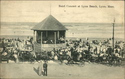 Band Concert at Lynn Beach Postcard