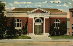 Public Library Postcard