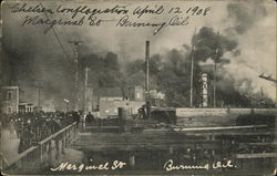 Chelsea Conflagration, Sunday, April 12, 1908 Boston, MA Postcard Postcard