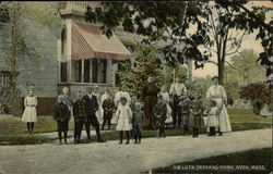 SW Luth Orphan's Home Avon, MA Postcard Postcard