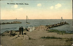 The Jetties View Postcard