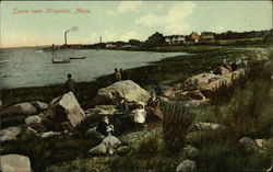 Scene Near Kingston, Mass Postcard