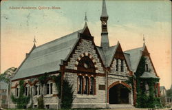 Adams Academy Quincy, MA Postcard Postcard