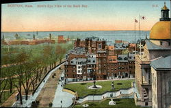 Bird's Eye View of the Back Bay Postcard