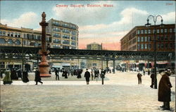 Dewey Square Boston, MA Postcard Postcard