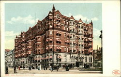 Street View of Hotel Brunswick Boston, MA Postcard Postcard