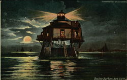 Bug Light, Boston Harbor Postcard