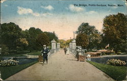 The Bridge, Public Gardens Postcard