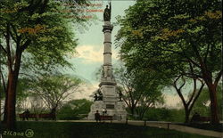 Soldiers and Sailors Monument, The Common Boston, MA Postcard Postcard