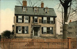 Headquarters of American Officers during the Siege of Boston Roxbury, MA Postcard Postcard