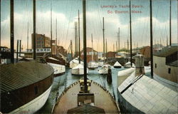 Lawley's Yacht Basin Postcard