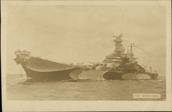 USS Missouri Navy Postcard Postcard