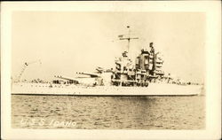 USS Idaho on the Water Battleships Postcard Postcard