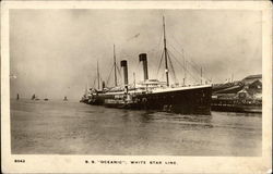 S.S. "Oceanic", White Star Line Boats, Ships Postcard Postcard